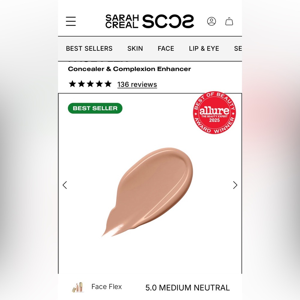 Sarah Creal Face Flex Concealer - Picture 3 of 5